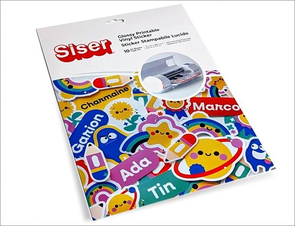 Siser Inkjet Gloss White A4 - Pack of 10 sheets