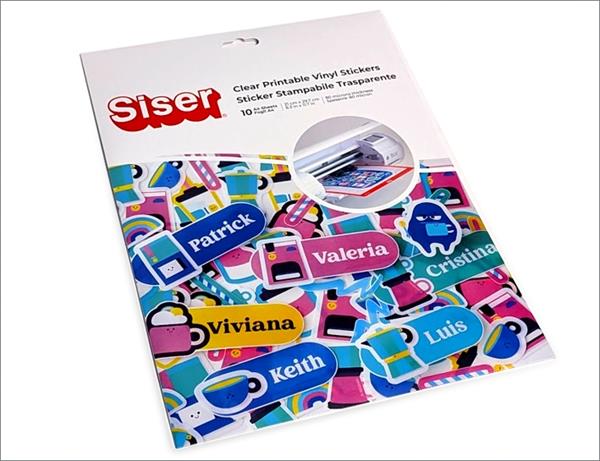 Siser Inkjet Clear A4 - Pack of 10 sheets