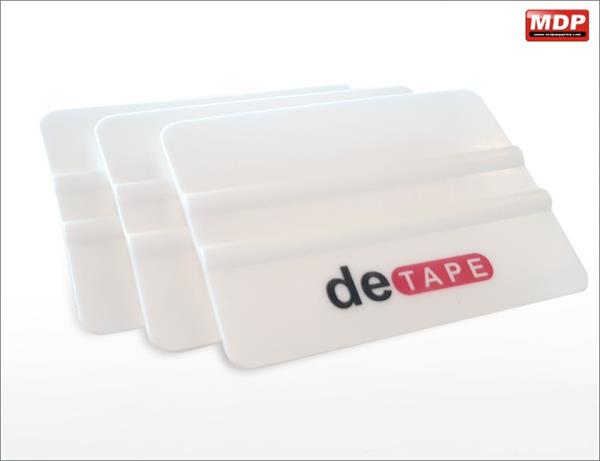 DeTape 4 inch Plastic Squeegee - 3 Pack