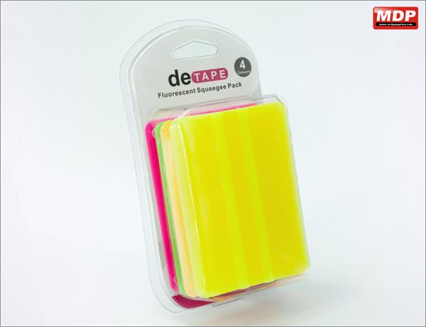 Fluorescent Multi Squeegee - 4 Pack