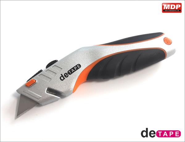 DeTape Knife Utility Retractable - Single