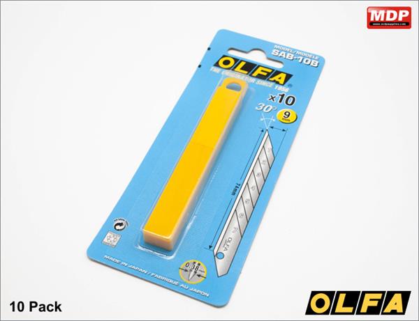 Olfa SAB 10B Blades 9mm - Single Pack