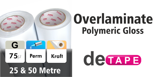 DeTape Poly Overlam Gloss 1550 LOG - 50m