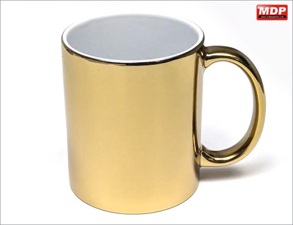 Chrome 11oz Mug Gold - Single