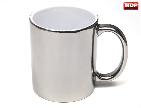 Chrome 11oz Mug Silver - Single