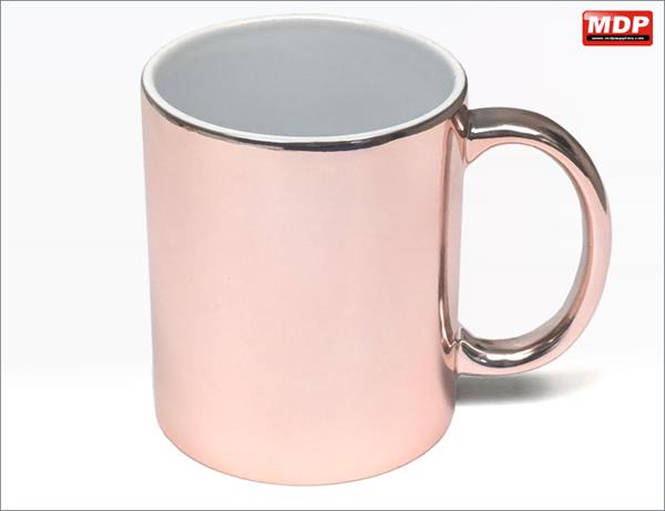 Chrome 11oz Mug Rose Gold - Single