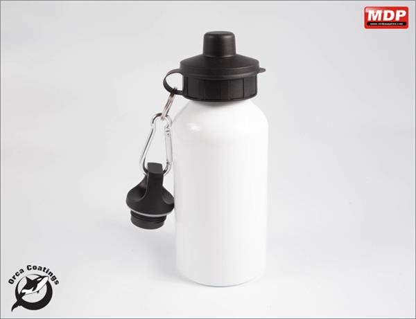 Water Bottle 400ml White - Single