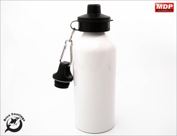 Water Bottle 600ml White - Single