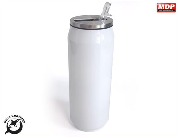 Drinks Can Bottle 425ml White - Single