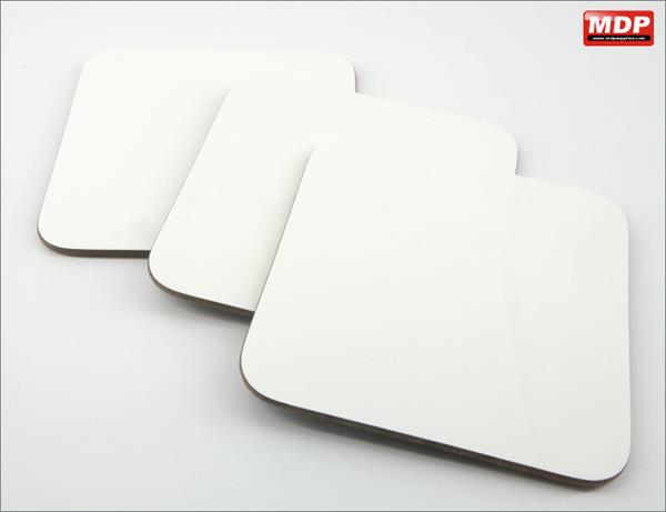 Uni Sub Wooden Coasters Square - Pack of 3