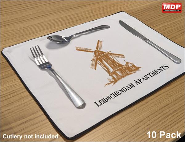 Dye Sub Canvas Placemats - Pack of 10