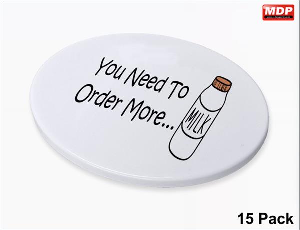 Dye Sub Fridge Magnet Polymer Oval - Pack of 15