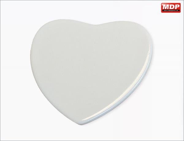 Dye Sub Fridge Magnet Ceramic Heart - Single