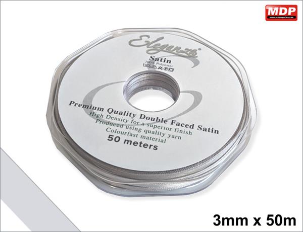 Ribbon Silver 3mm - Single