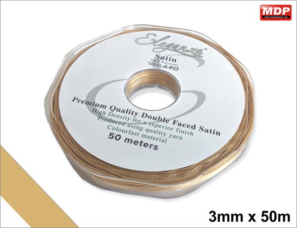 Ribbon Gold 3mm - Single