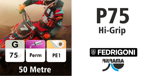Ri-Jet P75 Hi-Grip Clear Gloss PE Digital 1370mm