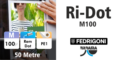 Ri-Dot M100 White Matt Rem 1372mm - 50m