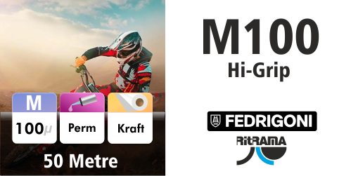 Ri-Jet M100 White Gloss Hi Grip 1372mm - 50m
