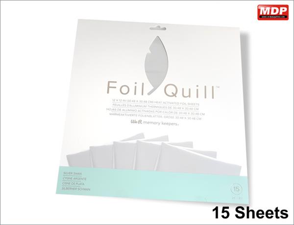 Foil Quill Foil Silver Swan 305 x 305mm