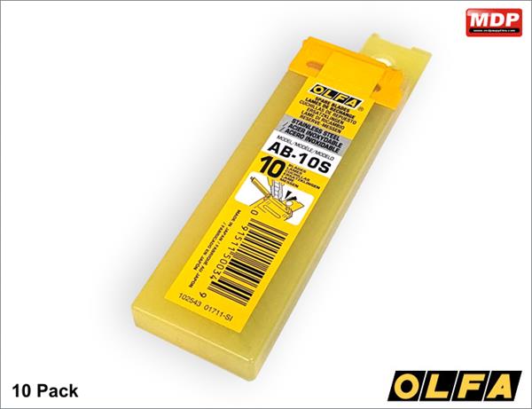 Olfa AB10s Blades 9mm - Single Pack