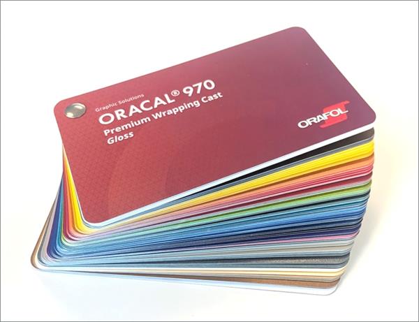 Fan Swatch - Oracal 970RA+ Cast Gloss Wrap