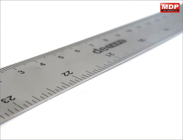 DeTape Steel Rule 600mm - Single