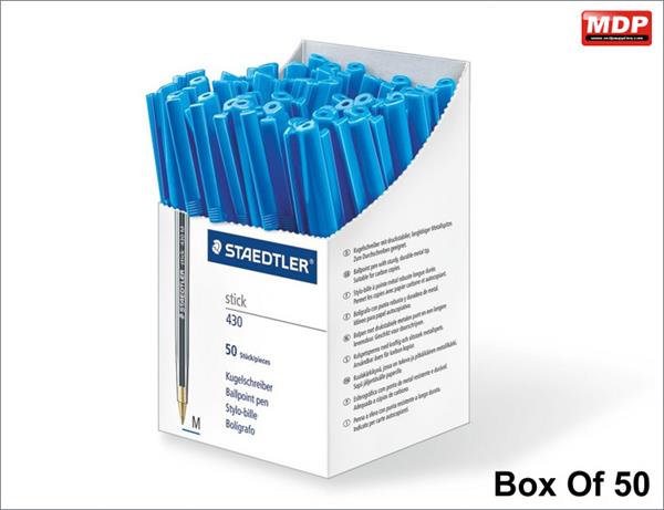 Staedtler 430 Ballpoint Pens Blue - 6pk
