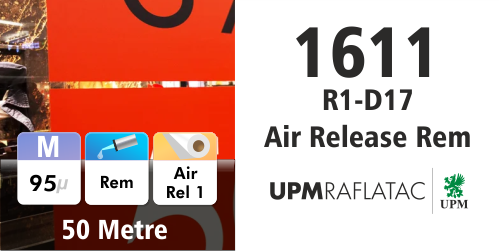 UPM 1611 White Matt Airflow Rem 1370mm - 50m