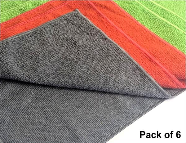 Microfibre Cloths - Pack of 6