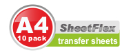 Transfer Sheets (10 Pack A4)
