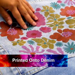 Printed Onto Denim